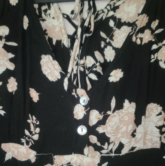 Jen's Pirate Booty Goya midi dress obsidian Spanish Rose black lace down XS gown - Picture 14 of 16